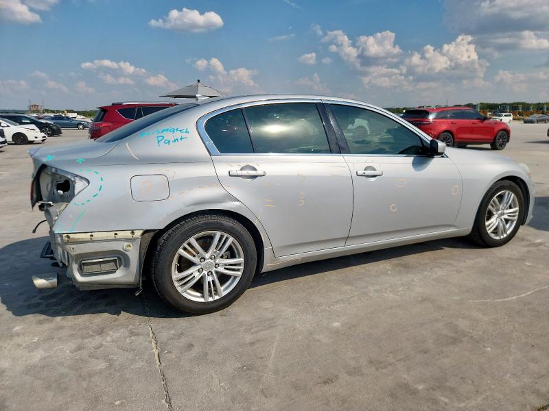 JN1CV6AP9CM626501 - 2012 INFINITI G37 BASE SILVER photo 3