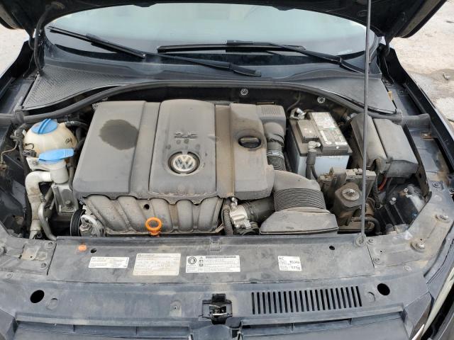 1VWBH7A34DC055703 - 2013 VOLKSWAGEN PASSAT SE BLACK photo 11