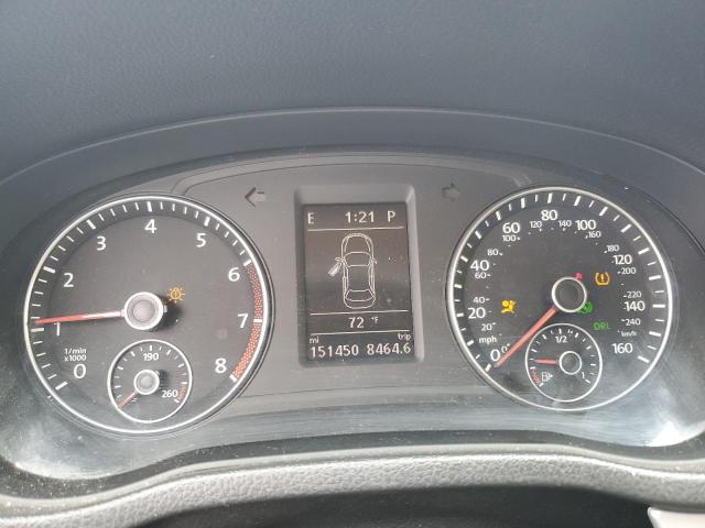 1VWBH7A34DC055703 - 2013 VOLKSWAGEN PASSAT SE BLACK photo 9