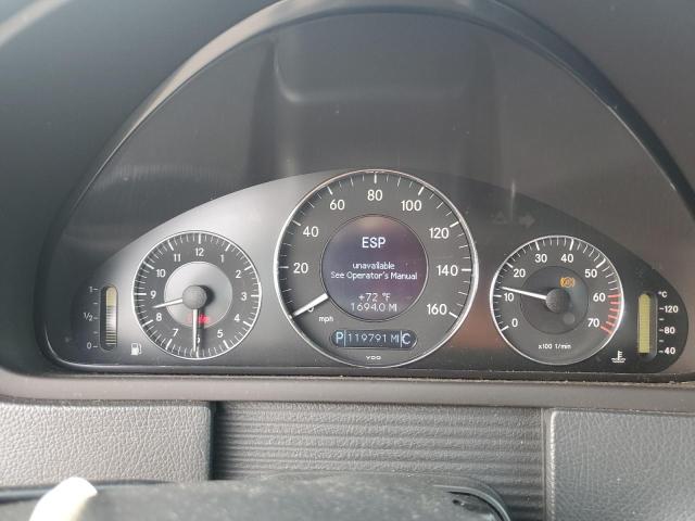 WDBTJ75J25F132104 - 2005 MERCEDES-BENZ CLK 500 SILVER photo 9