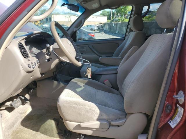 5TBDT441X6S549240 - 2006 TOYOTA TUNDRA DOUBLE CAB SR5 MAROON photo 7