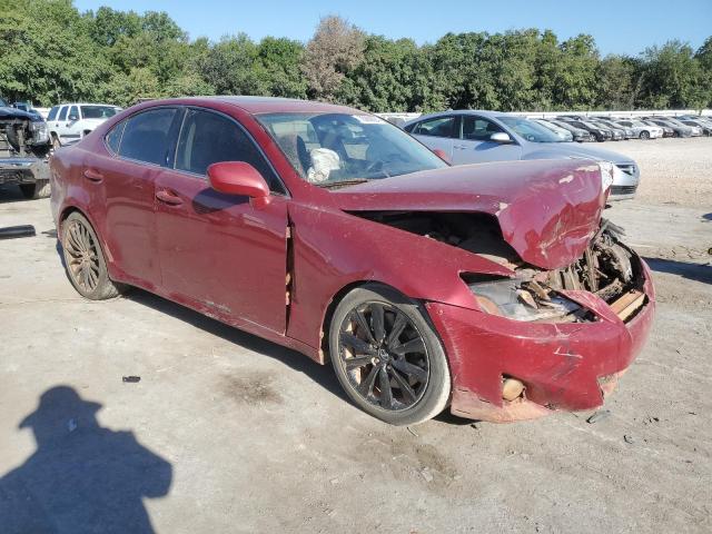 JTHBE262865003933 - 2006 LEXUS IS 350 BURGUNDY photo 4