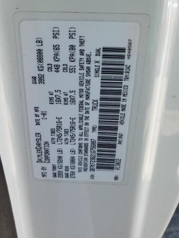 3B7KF23621G756087 - 2001 DODGE RAM 2500 WHITE photo 13