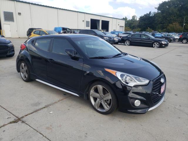 KMHTC6AE0FU232838 - 2015 HYUNDAI VELOSTER TURBO BLACK photo 4