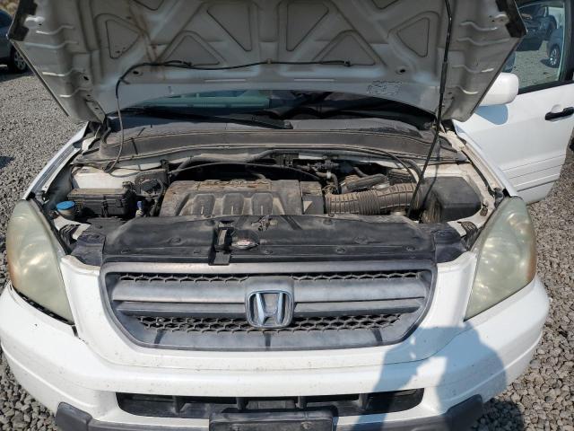 5FNYF18515B053127 - 2005 HONDA PILOT EXL Blanc photo 11