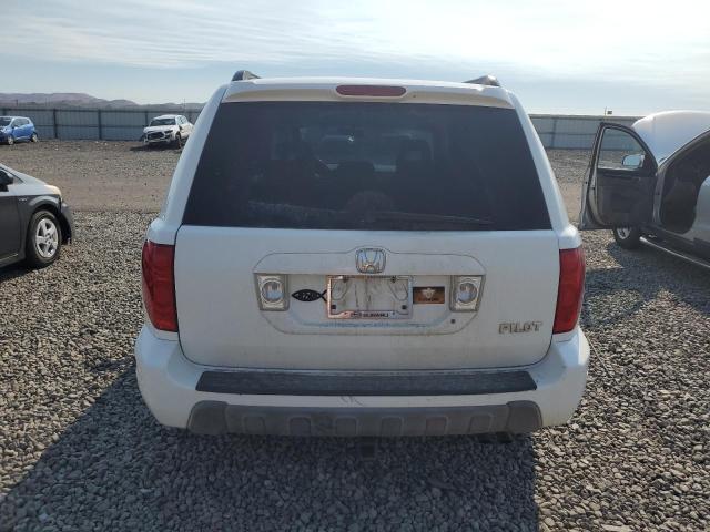 5FNYF18515B053127 - 2005 HONDA PILOT EXL Blanc photo 6