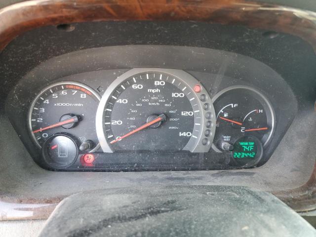 5FNYF18515B053127 - 2005 HONDA PILOT EXL Blanc photo 9