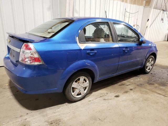 KL1TD56E59B620191 - 2009 CHEVROLET AVEO LS BLUE photo 3