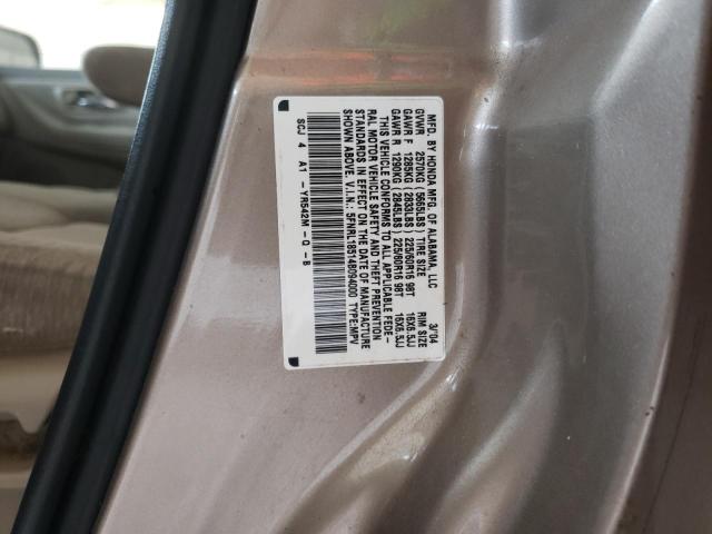 5FNRL18514B094000 - 2004 HONDA ODYSSEY LX BROWN photo 13