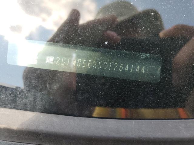 2G1WG5E35C1264144 - 2012 CHEVROLET IMPALA LT BLACK photo 12