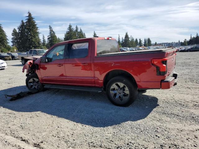 1FT6W1EV0PWG27338 - 2023 FORD F150 LIGHTNING PRO RED photo 2