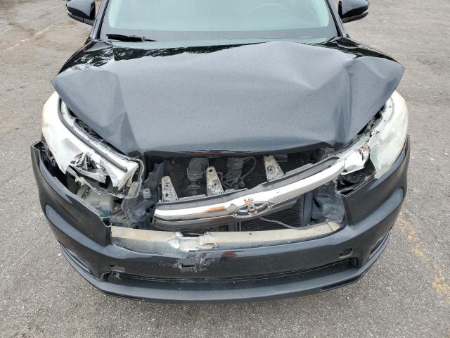 5TDKKRFH5ES010628 - 2014 TOYOTA HIGHLANDER XLE BLACK photo 12