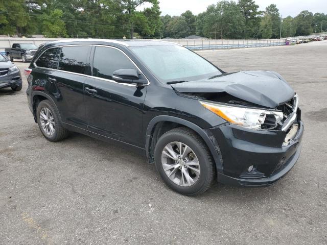 5TDKKRFH5ES010628 - 2014 TOYOTA HIGHLANDER XLE BLACK photo 4