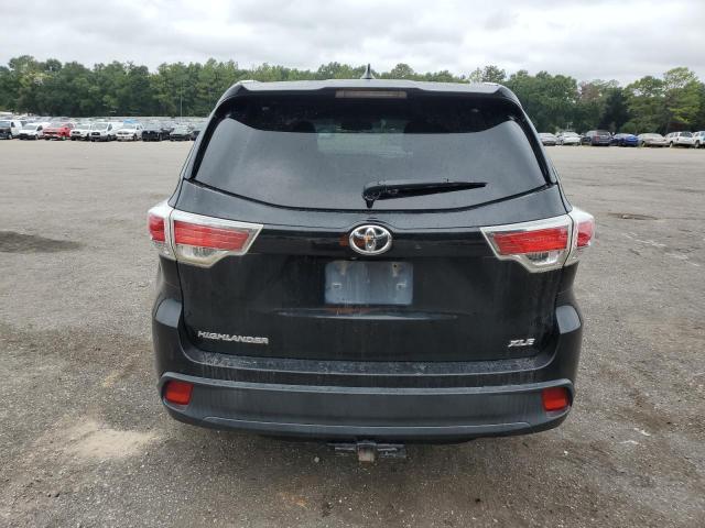5TDKKRFH5ES010628 - 2014 TOYOTA HIGHLANDER XLE BLACK photo 6