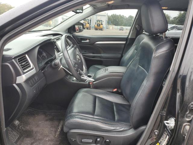 5TDKKRFH5ES010628 - 2014 TOYOTA HIGHLANDER XLE BLACK photo 7