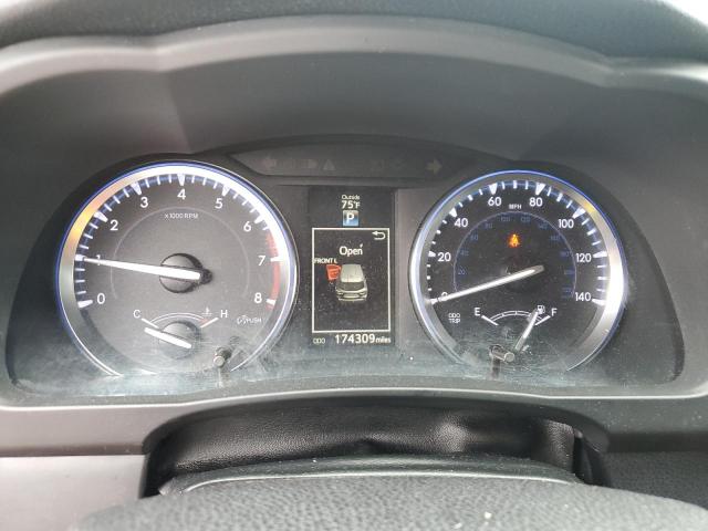 5TDKKRFH5ES010628 - 2014 TOYOTA HIGHLANDER XLE BLACK photo 9