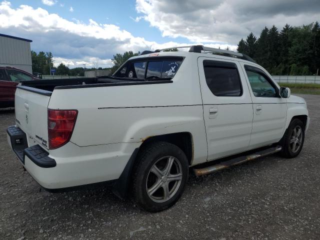5FPYK1F56BB452617 - 2011 HONDA RIDGELINE RTL WHITE photo 3