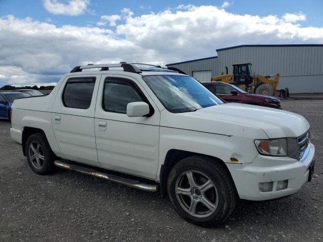 5FPYK1F56BB452617 - 2011 HONDA RIDGELINE RTL WHITE photo 4
