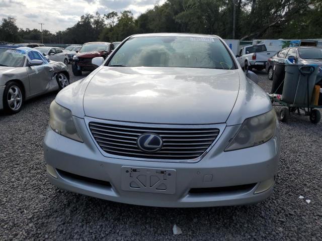 JTHDU46FX85003722 - 2008 LEXUS LS 600HL SILVER photo 5