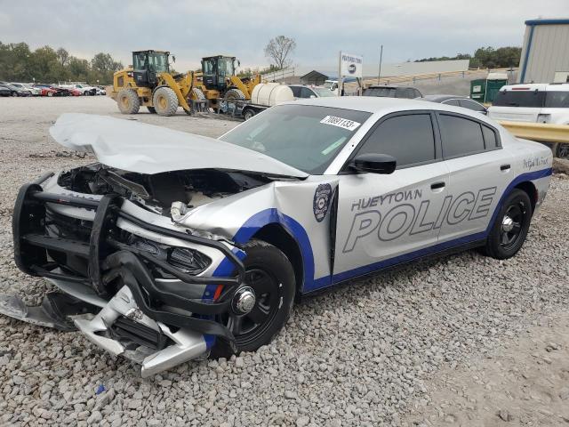 2C3CDXAT9MH662961 - 2021 DODGE CHARGER POLICE SILVER photo 1