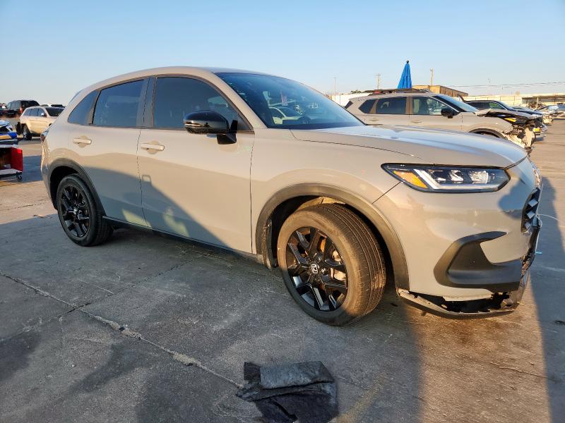 3CZRZ1H5XPM727795 - 2023 HONDA HR-V SPORT GRAY photo 4