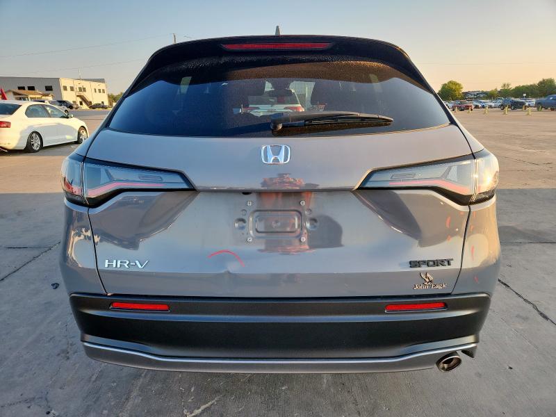 3CZRZ1H5XPM727795 - 2023 HONDA HR-V SPORT GRAY photo 6