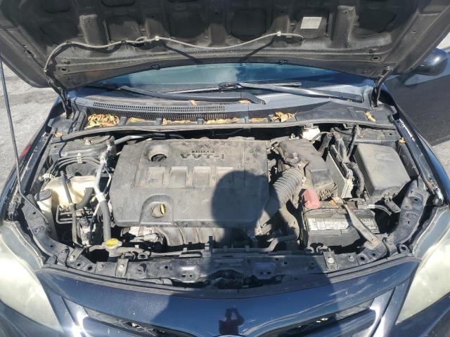 5YFBU4EE3DP215800 - 2013 TOYOTA COROLLA BASE BLACK photo 11