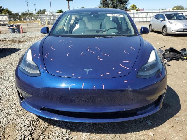 5YJ3E1EAXPF396374 - 2023 TESLA MODEL 3 BLUE photo 5