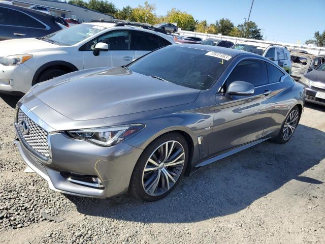 JN1EV7EK0JM342345 - 2018 INFINITI Q60 LUXE 300 SILVER photo 1