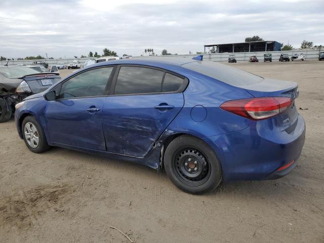 3KPFK4A71HE141833 - 2017 KIA FORTE LX BLUE photo 2