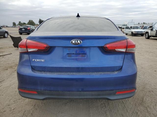 3KPFK4A71HE141833 - 2017 KIA FORTE LX BLUE photo 6