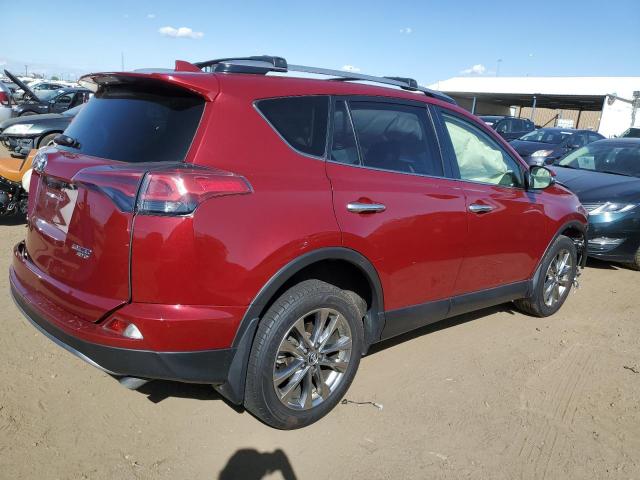 JTMDFREV9JD253482 - 2018 TOYOTA RAV4 LIMITED RED photo 3