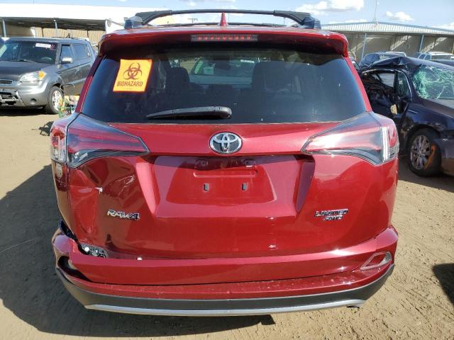 JTMDFREV9JD253482 - 2018 TOYOTA RAV4 LIMITED RED photo 6