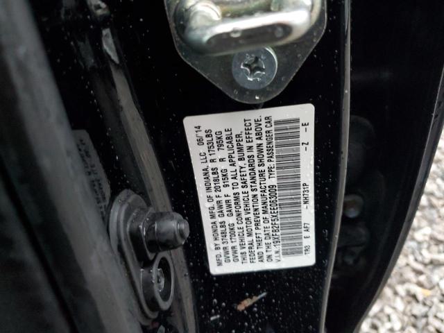 19XFB2F5XEE063009 - 2014 HONDA CIVIC LX შავი ფოტო 12