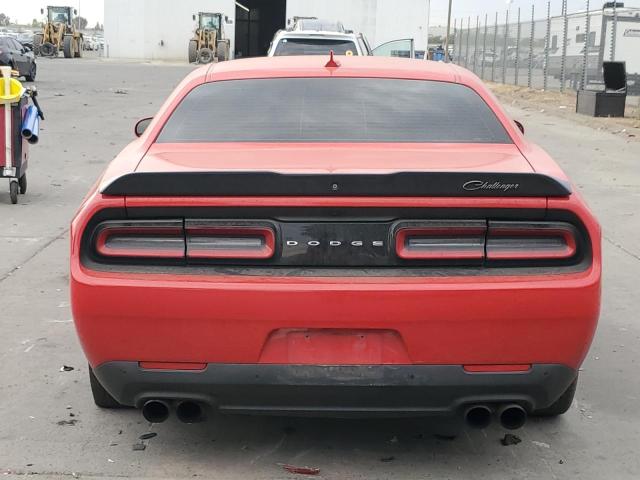 2C3CDZFJXFH717262 - 2015 DODGE CHALLENGER R/T SCAT PACK RED photo 6