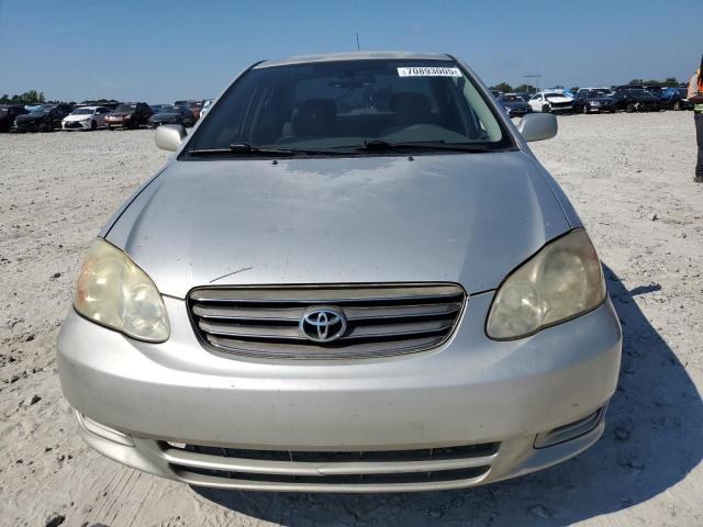 1NXBR32E73Z100369 - 2003 TOYOTA COROLLA CE SILVER photo 5