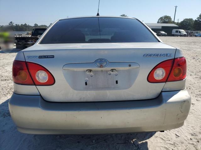 1NXBR32E73Z100369 - 2003 TOYOTA COROLLA CE SILVER photo 6