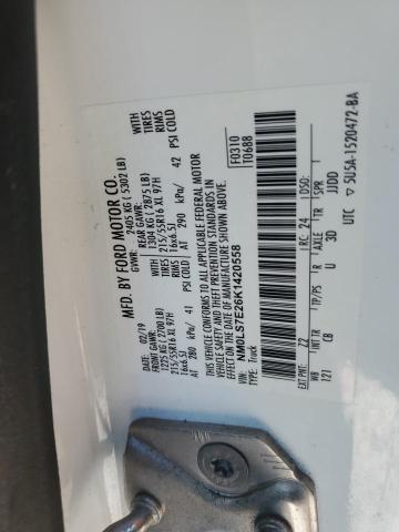 NM0LS7E26K1420558 - 2019 FORD TRANSIT CO XL 白色 照片 14