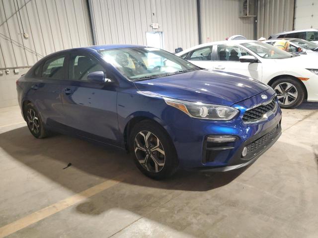 3KPF24AD0KE024306 - 2019 KIA FORTE FE BLUE photo 4