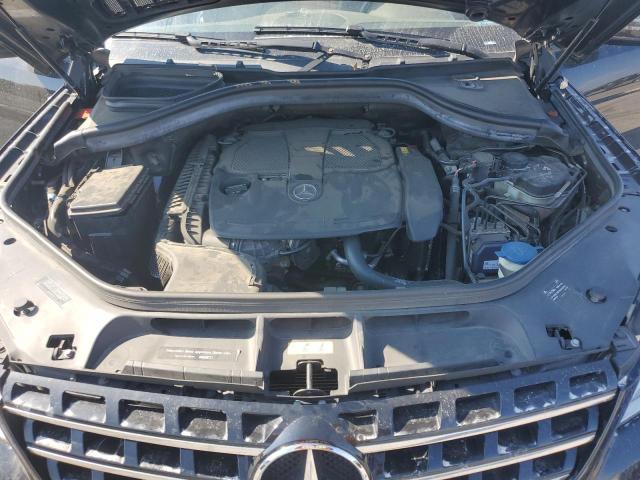 4JGDA5HB1FA571772 - 2015 MERCEDES-BENZ ML 350 4MATIC BLACK photo 12
