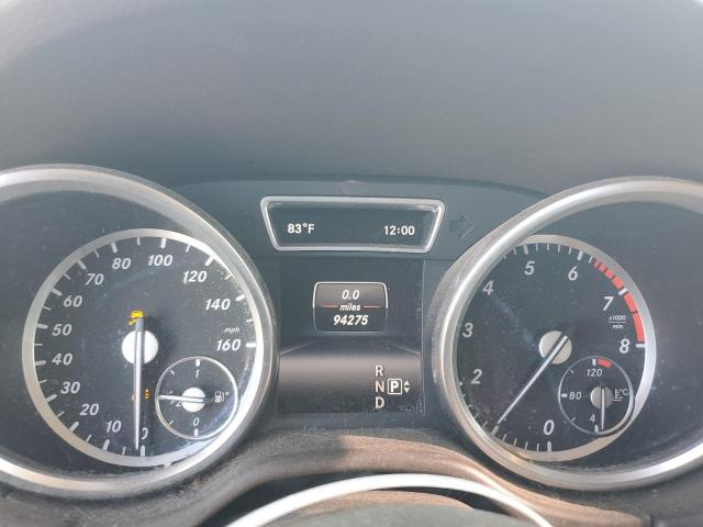 4JGDA5HB1FA571772 - 2015 MERCEDES-BENZ ML 350 4MATIC BLACK photo 9