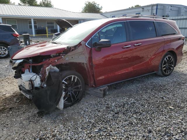 5TDXRKEC0NS080956 - 2022 TOYOTA SIENNA XSE RED photo 1