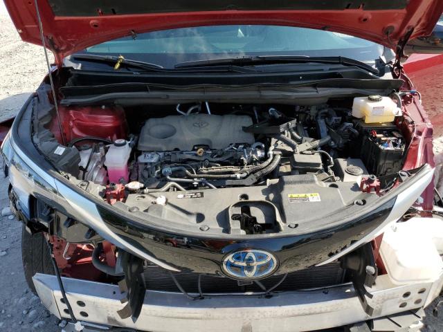 5TDXRKEC0NS080956 - 2022 TOYOTA SIENNA XSE RED photo 12