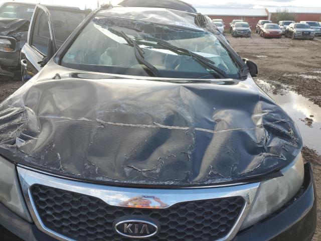 5XYKU3A10BG035379 - 2011 KIA SORENTO EX BLACK photo 11