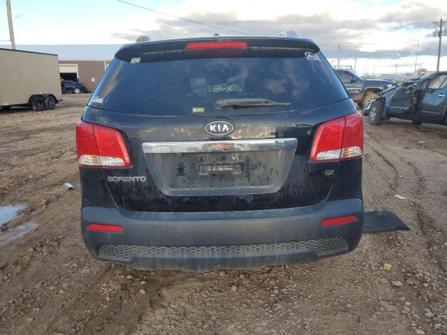 5XYKU3A10BG035379 - 2011 KIA SORENTO EX BLACK photo 6