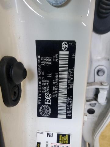 5YFBPRBE1LP049882 - 2020 TOYOTA COROLLA LE WHITE photo 13