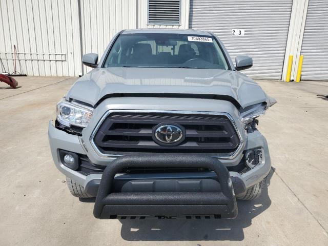 5TFAX5GN1LX188537 - 2020 TOYOTA TACOMA DOUBLE CAB GRAY photo 5