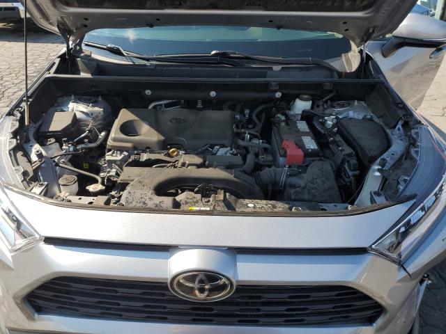 2T3W1RFV4MC146208 - 2021 TOYOTA RAV4 XLE SILVER photo 12