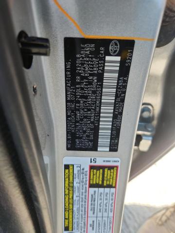 4T1C11AKXMU605671 - 2021 TOYOTA CAMRY LE 银色 照片 13