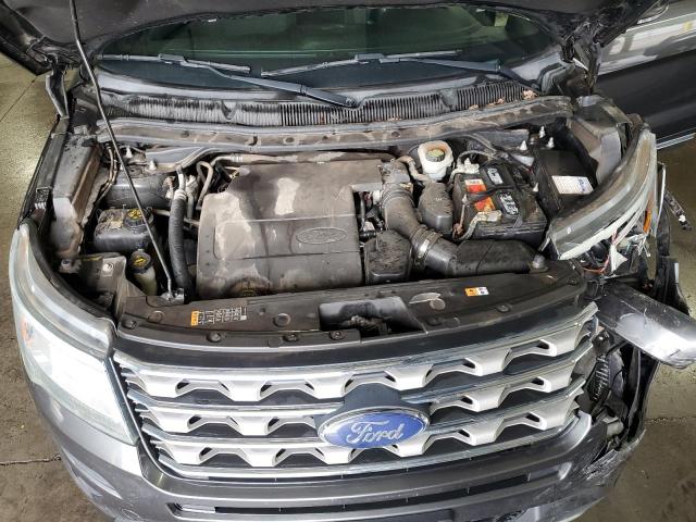 1FM5K8D83GGA85556 - 2016 FORD EXPLORER XLT Gris foto 12